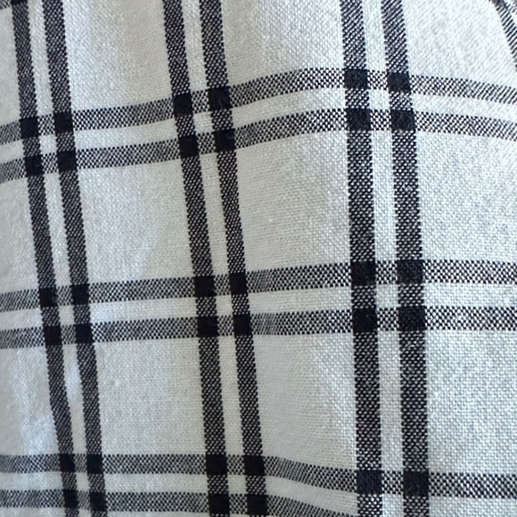 Banana Republic Men's Checkered Shirt - Black and White - Picture 3 of 3
